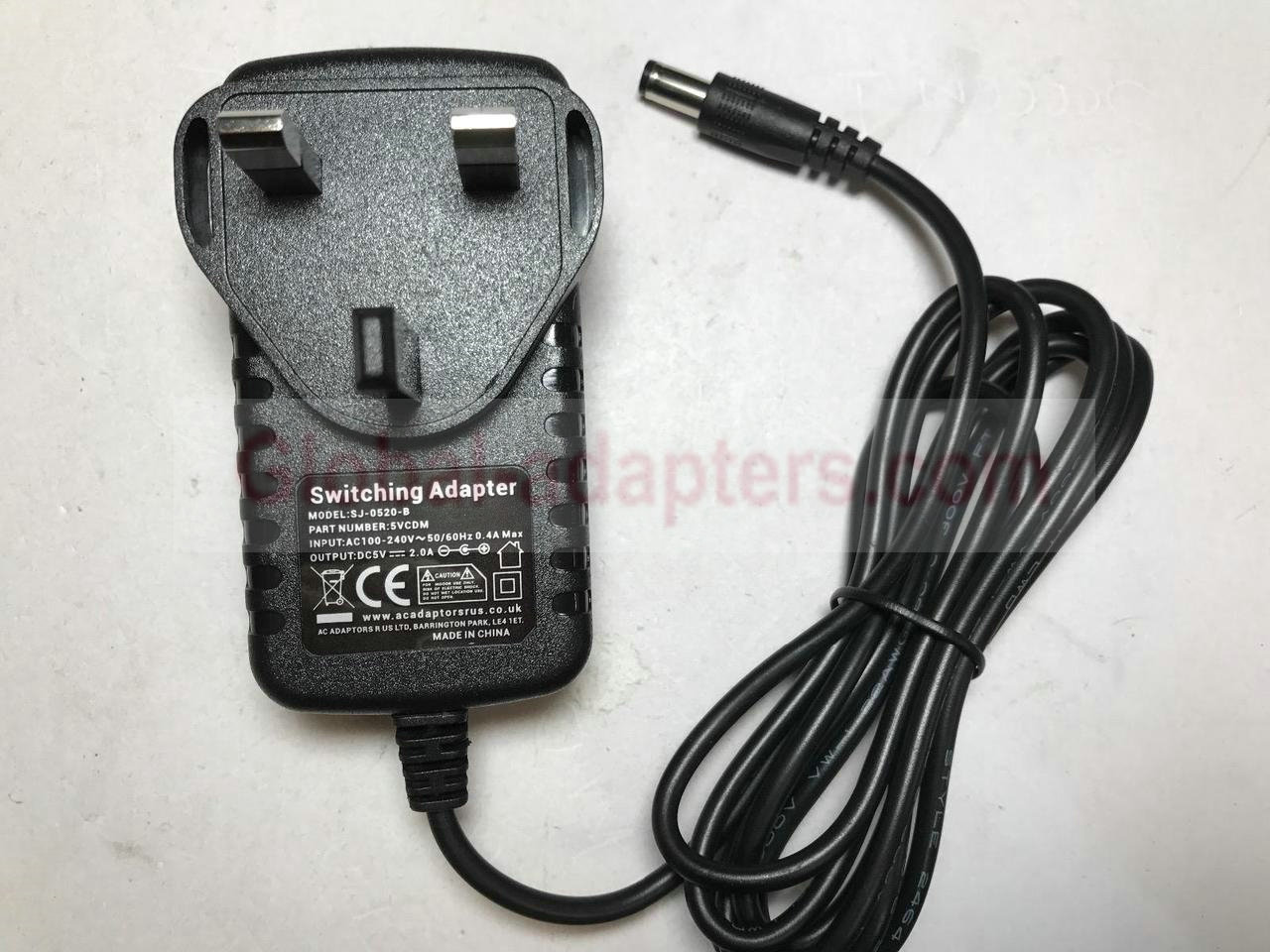 New DC5V 2A SJ-0520-B 5VCDM Power Supply Switching Adapter - Click Image to Close